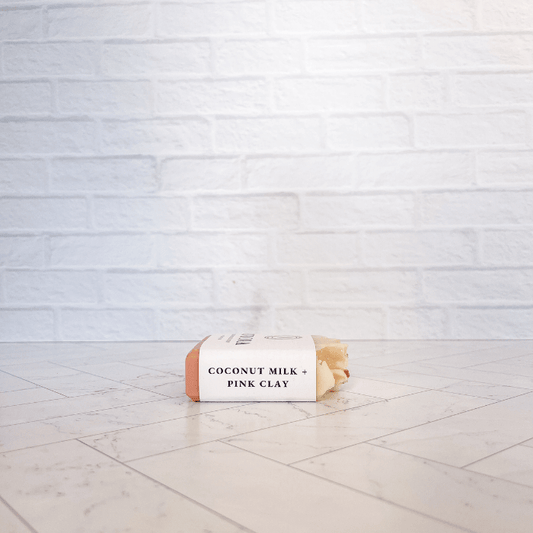 coconut milk and pink clay cold process soap| Aquaries