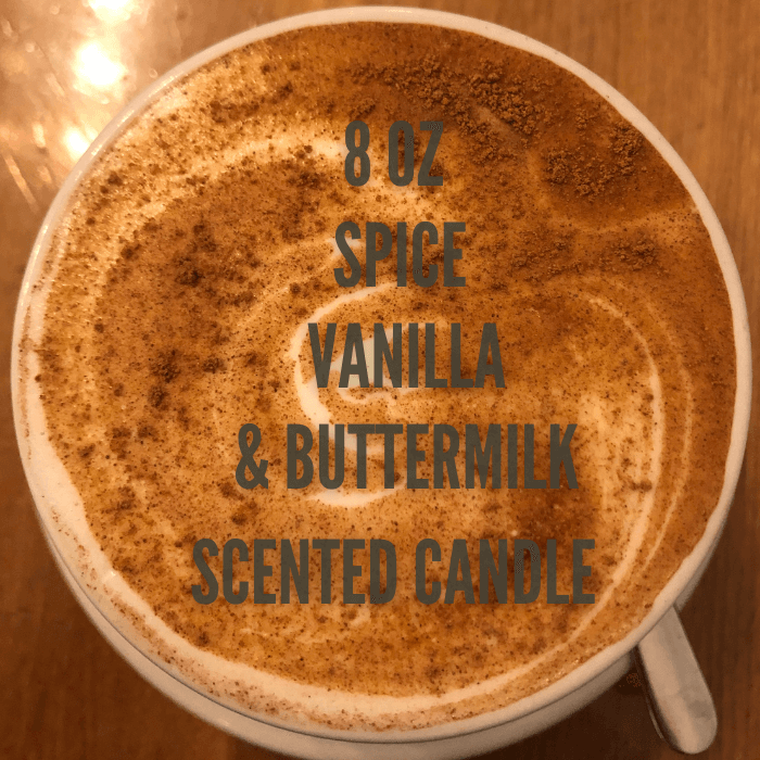 Spice, Vanilla & Buttermilk Scented Candle | Dirt Chai