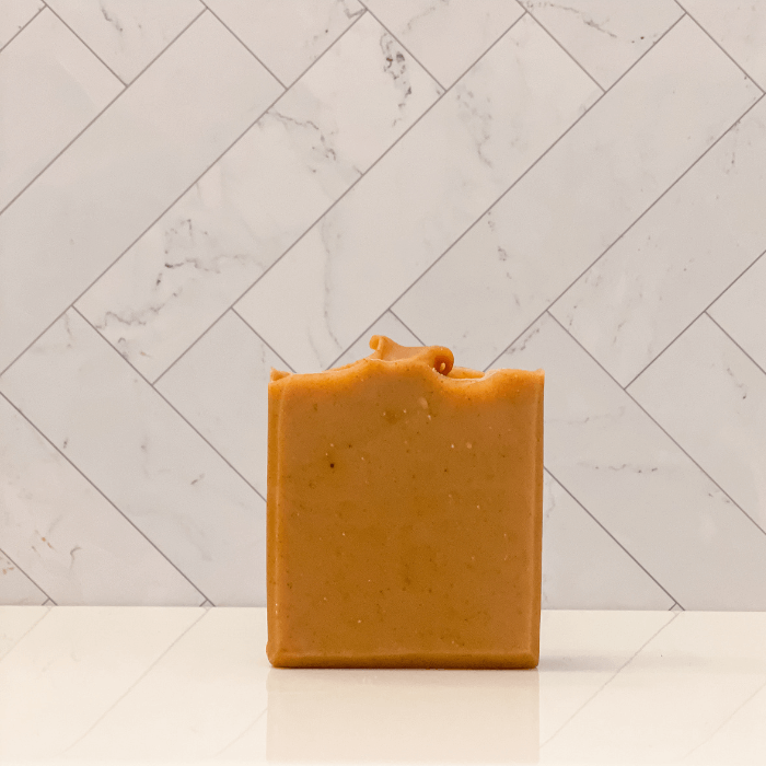Handmade Natural cold process soap turmeric and honey color | Aquaries