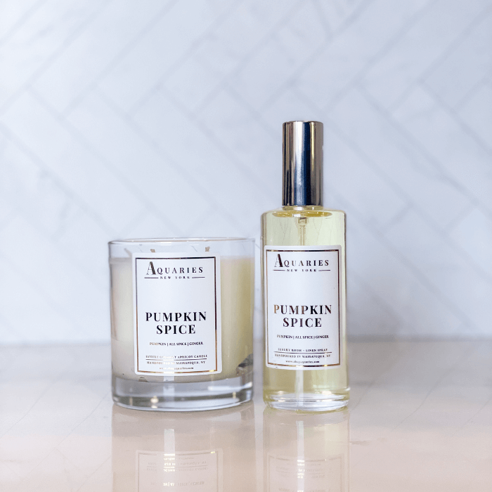 Natural Coconut Soy Apricot Candle candle & Room Spay | Aquaries