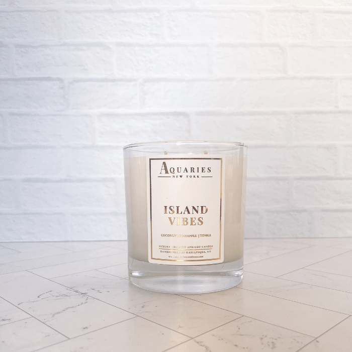 Coconut , Pineapple, & Tonka Scented Candle | Island Vibes