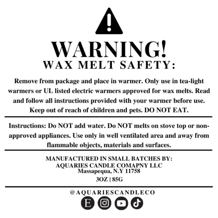 warning label wax melts best wax melts scented wax cubes strong wax melts perfume wax melts