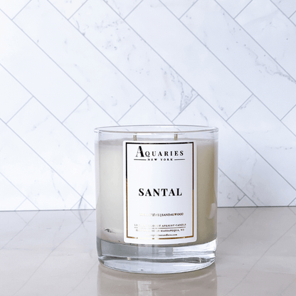 Shea, Creme, & Sandalwood Scented Candle | Santal