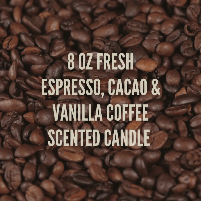 Espresso, Cacao & Vanilla Scented Candle | Café Au Lait