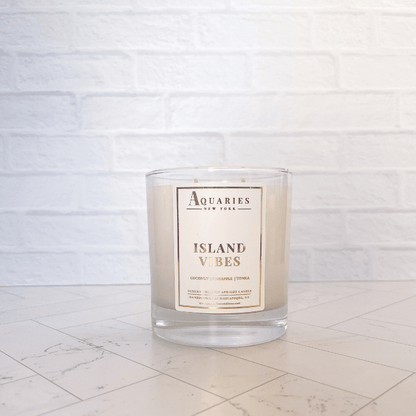 Coconut , Pineapple, & Tonka Scented Candle | Island Vibes