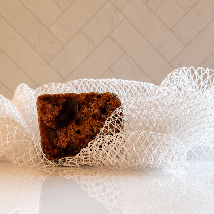 Authentic Luxury Raw African Black Soap Bar | unscented