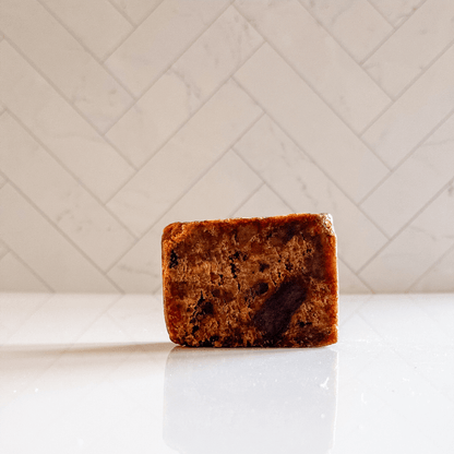 Authentic Luxury Raw African Black Soap Bar | unscented