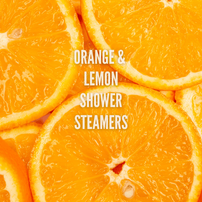 Lemon & Orange Shower Steamers | Vegan, Cruelty Free, Phthalates Free